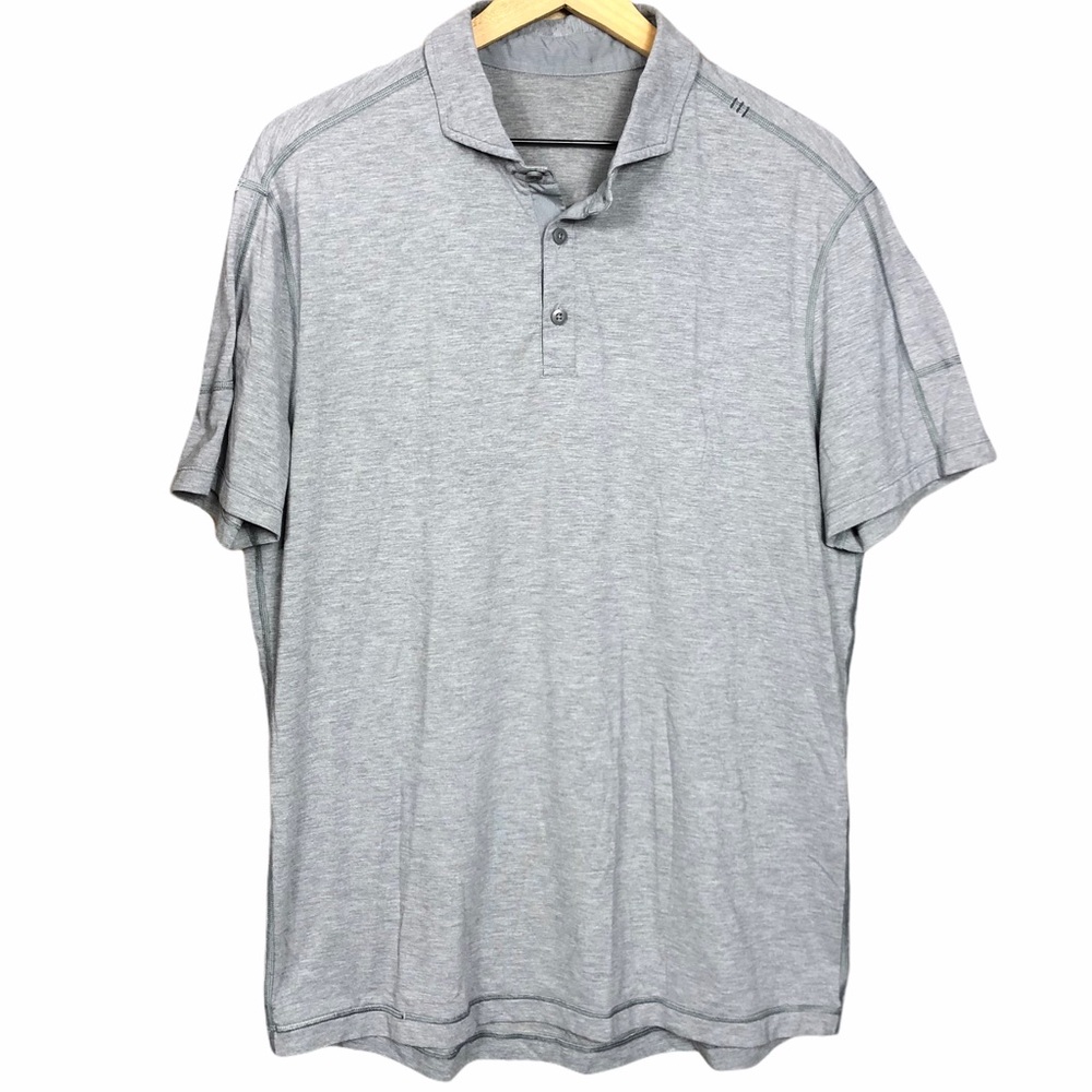 Lululemon Athletic Gray Men's Polo Casual Shirt